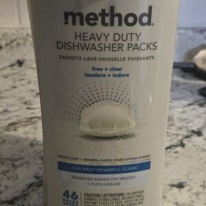 Method Heavy Duty Dishwasher Packs - Free & Clear
